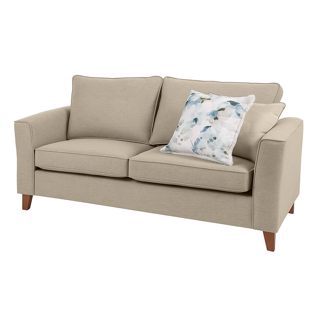 Kitty 2 Piece Fabric Sofa Set-Almond
