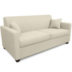 Bella 2.5 Seater Double Fabric Sofa Bed 6" Latex Mattress