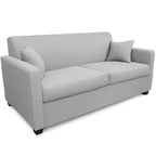 Bella 2.5 Seater Double Fabric Sofa Bed 6" Latex Mattress