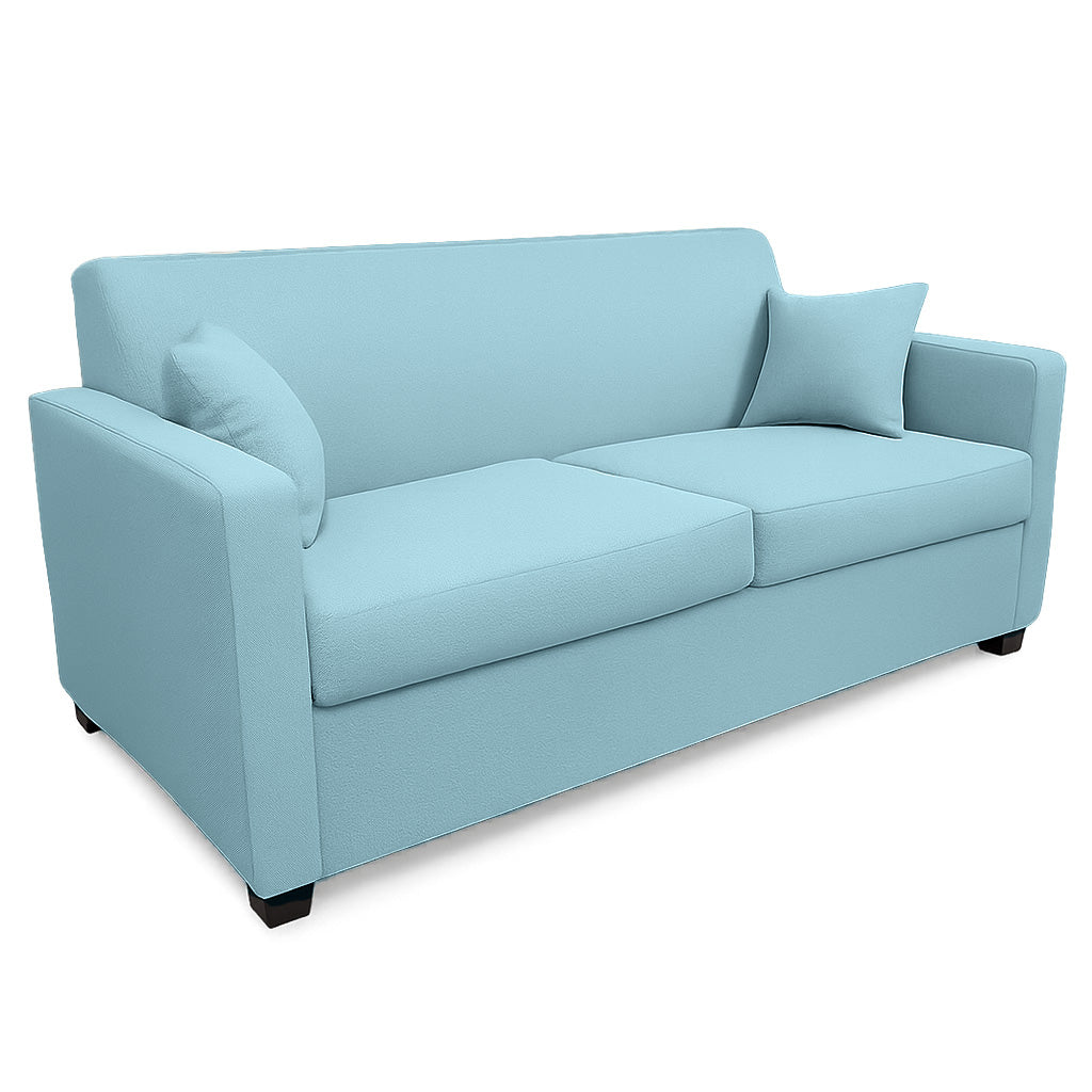 Bella 2 Seater Fabric Sofa-Chambray