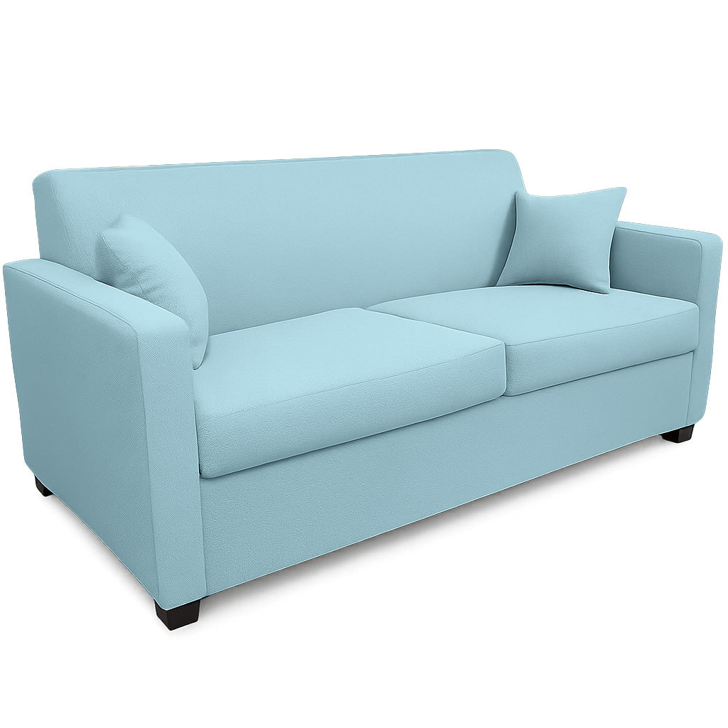 Bella 2.5 Seater Double Fabric Sofa Bed 6" Latex Mattress