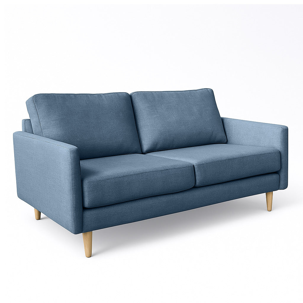Mildura 2 Seater Fabric Sofa-Electric
