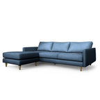 Mildura 3.5 Seater Fabric Sofa with Chaise