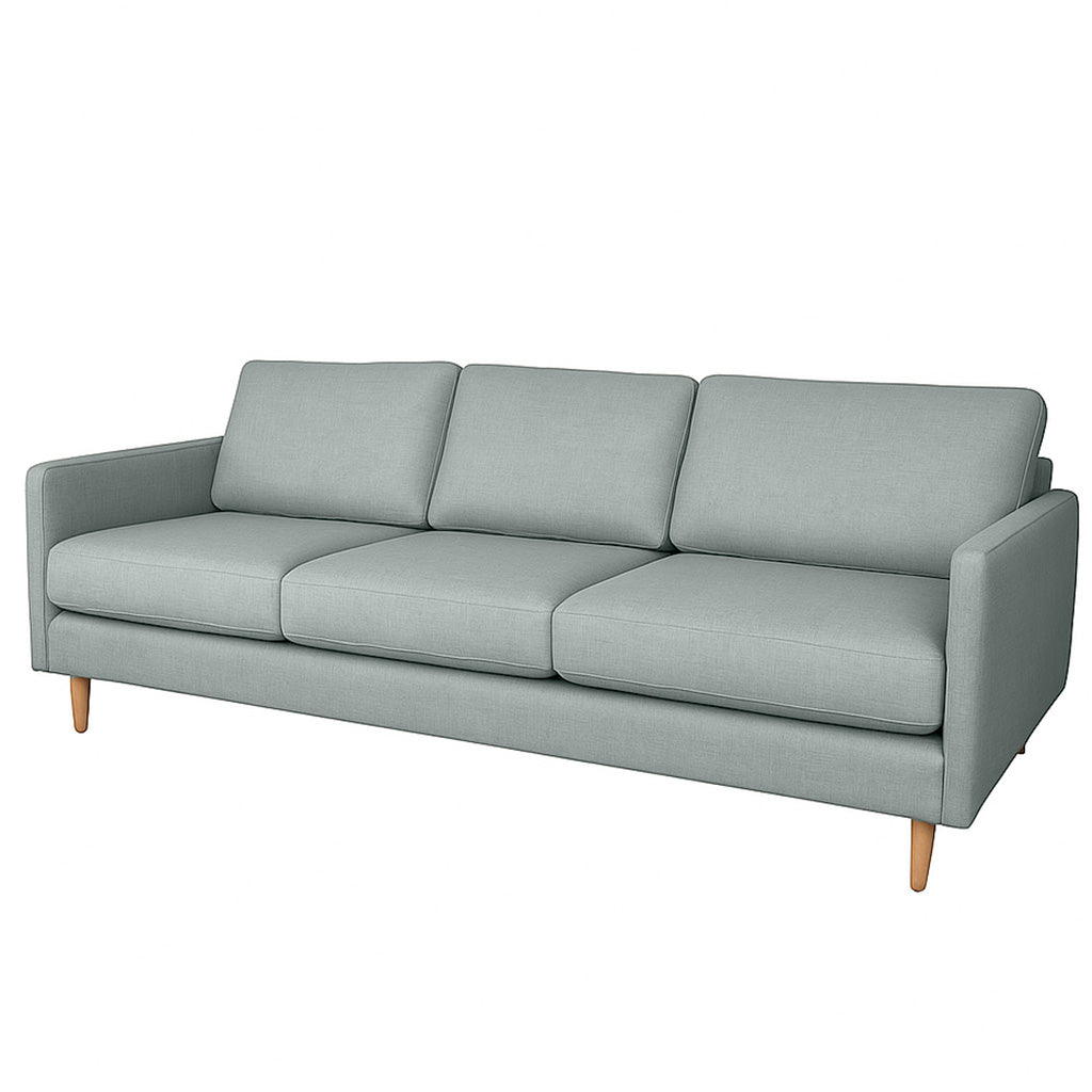 Mildura 3.5 Seater Fabric Sofa-Grey