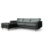 Mildura 3.5 Seater Fabric Sofa with Chaise