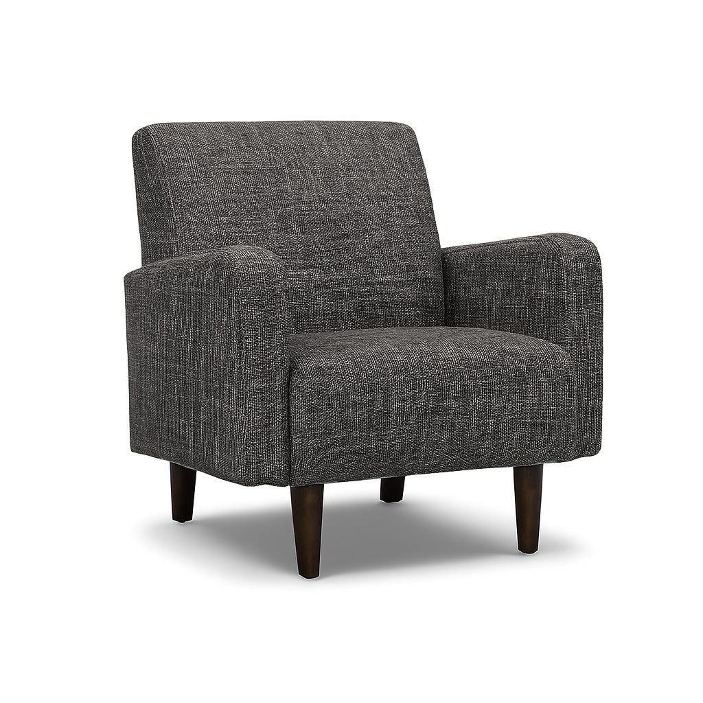 Emma Fabric Armchair-Woodsmoke