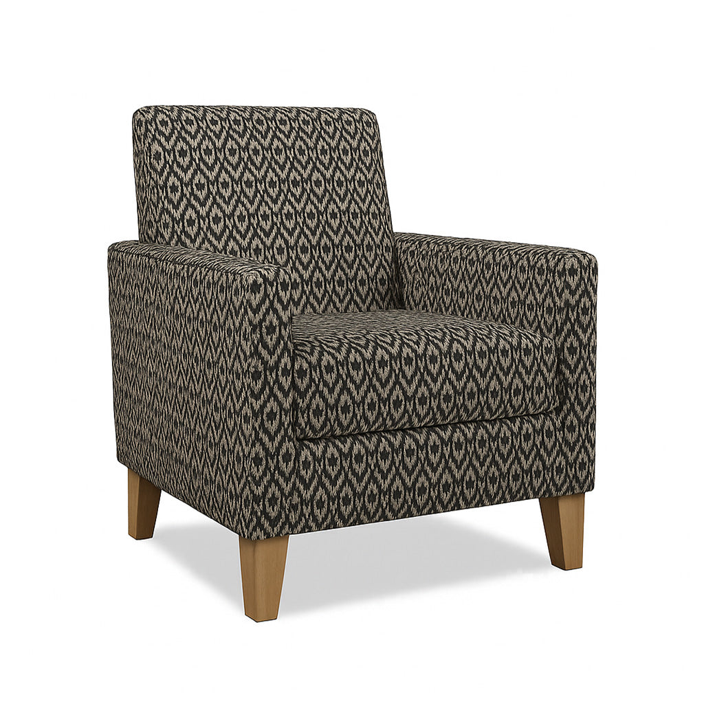 Casper Fabric Armchair-Charcoal