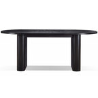 Melba 1800 Dining Table-Black Ash