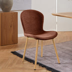 Maya Dining Chair-Russet with Oak Look Legs