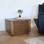 Parquetry Lamp Table-Smoke