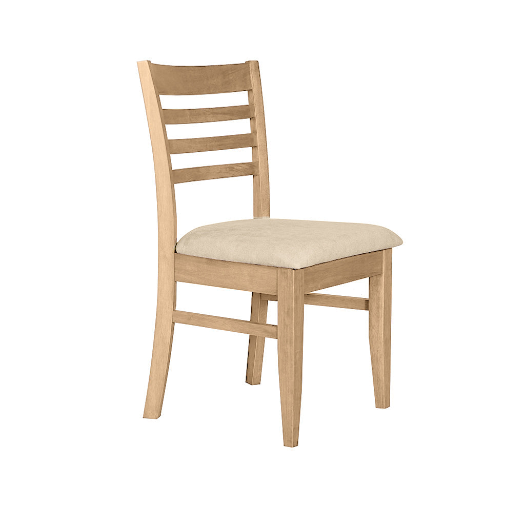 Jade Dining Chair-Natural with Calico Fabric Seat