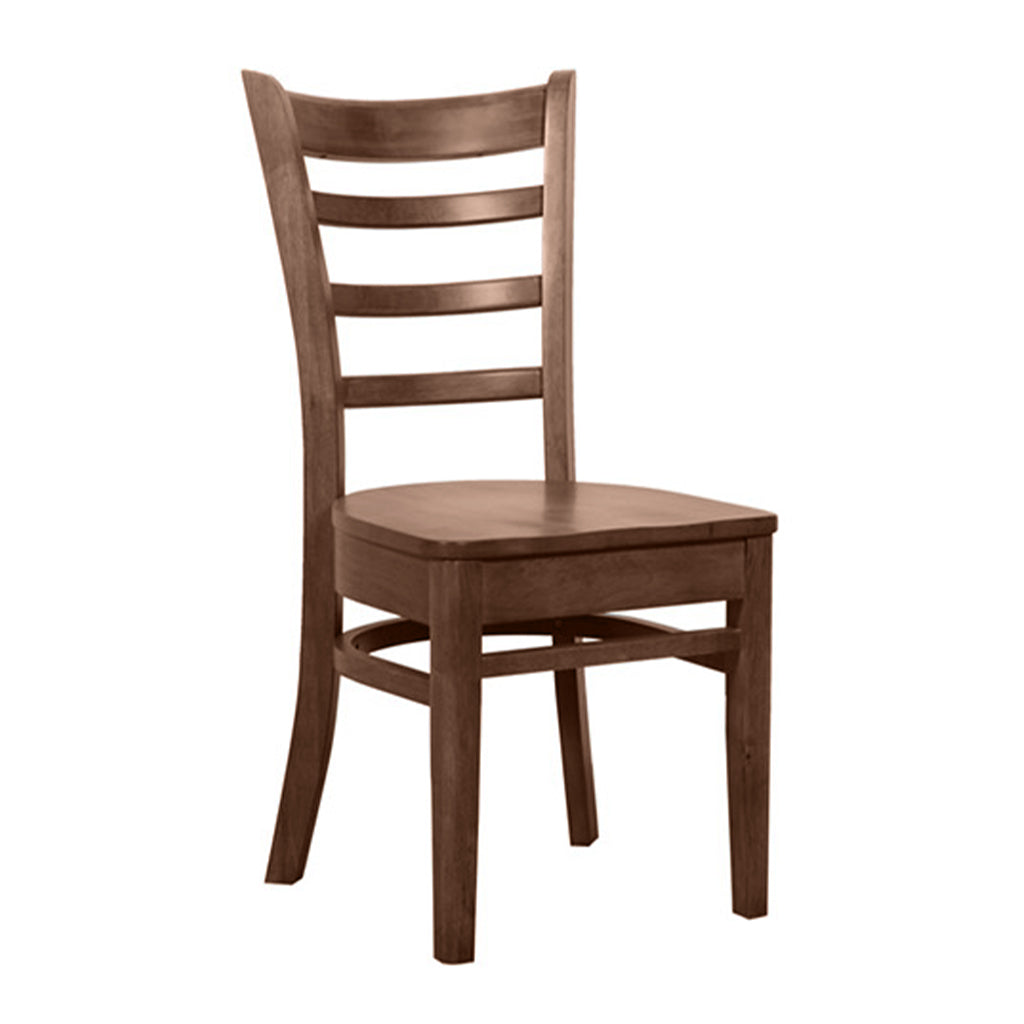 Mustang Dining Chair-Light Walnut with Matching Timber Seat