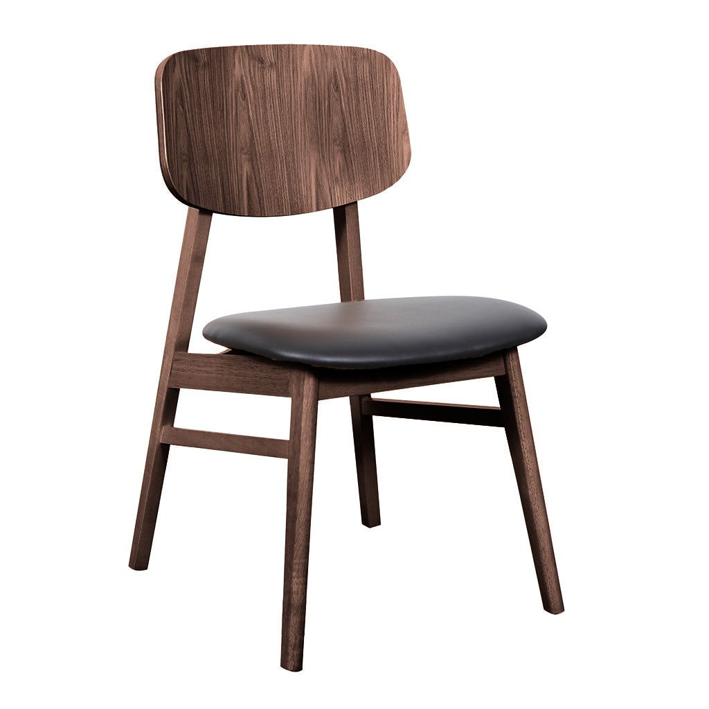 Bergen Dining Chair-Light Walnut