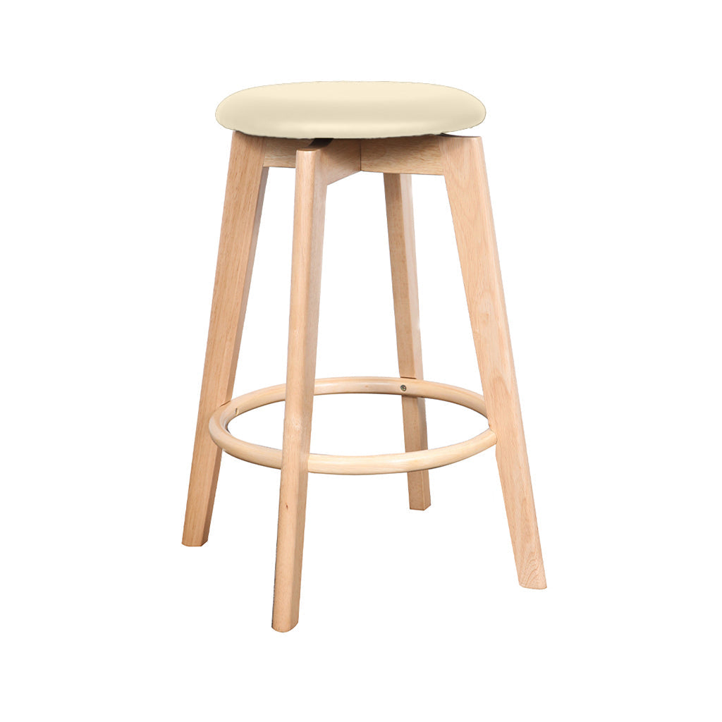 Sandown Bar Stool-Natural with Natural Veneer Seat