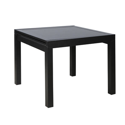 Sorrento Extension Dining Table 900 Ext to1800-Black