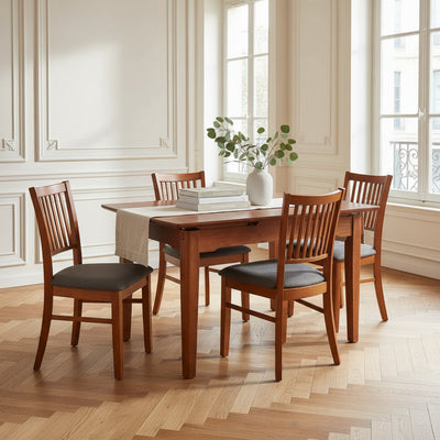 Ascot Auto Extension Dining Table 1300 Ext to1625-Antique Maple hover image