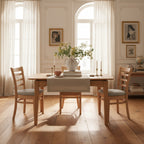 Ascot Auto Extension Dining Table 1300 Ext to1625-Natural