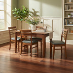 Ascot Auto Extension Dining Table 1300 Ext to1625-Light Walnut