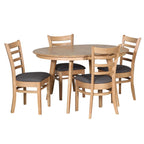 Belmont Round Extension Dining Table 1050 Ext to1380-Natural