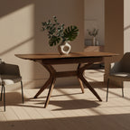 York Extension Dining Table 1300 Ext to1625-Light Walnut