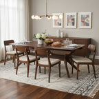 York Extension Dining Table 2100 Ext to 2600-Light Walnut