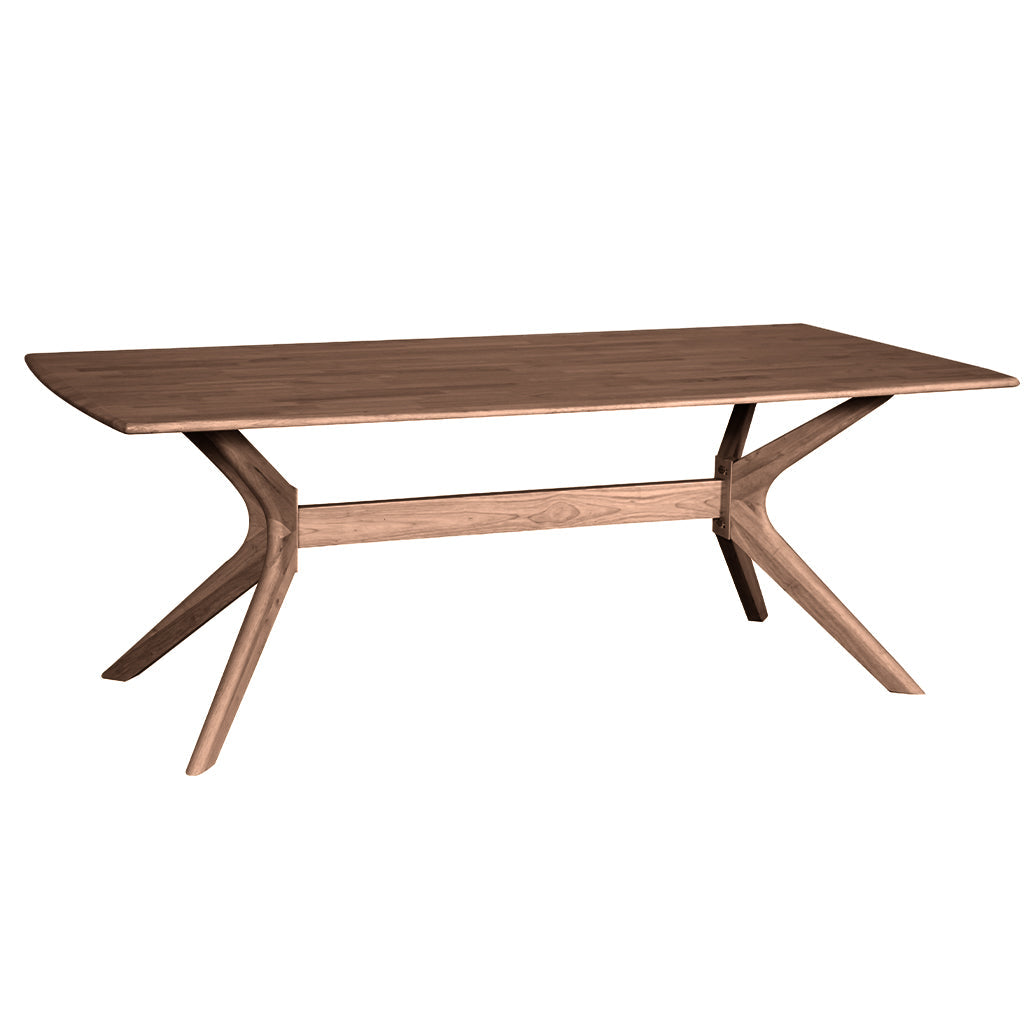 York 2100 Dining Table-Light Walnut