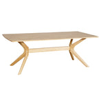 York 2100 Dining Table-Natural