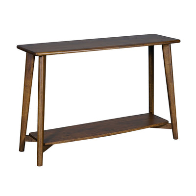 York 1200 Console Table-Light Walnut