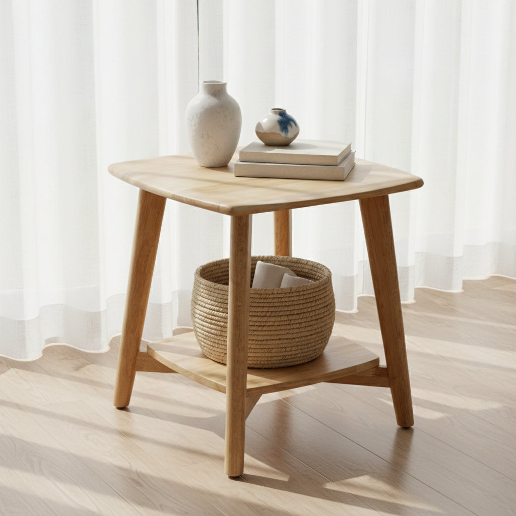York 550 Lamp Table-Natural