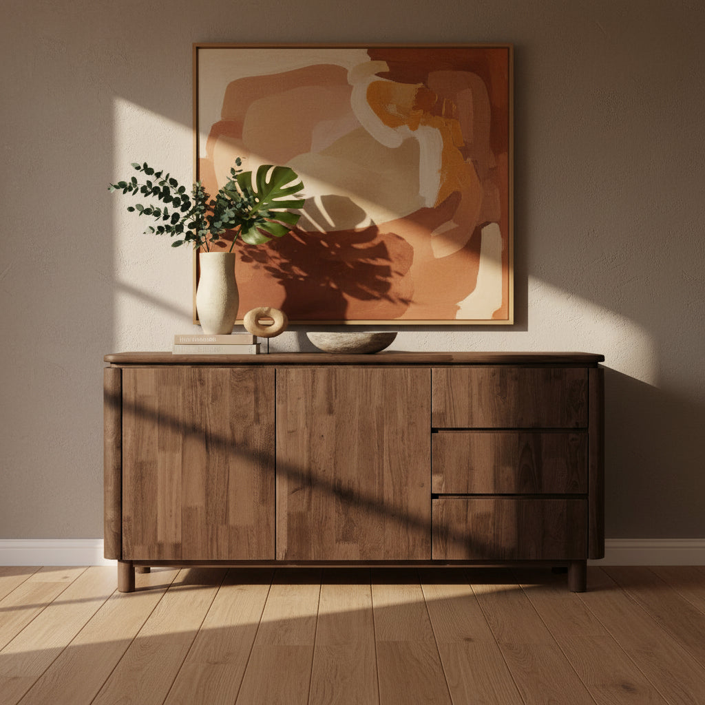 York 1500 Buffet-Light Walnut