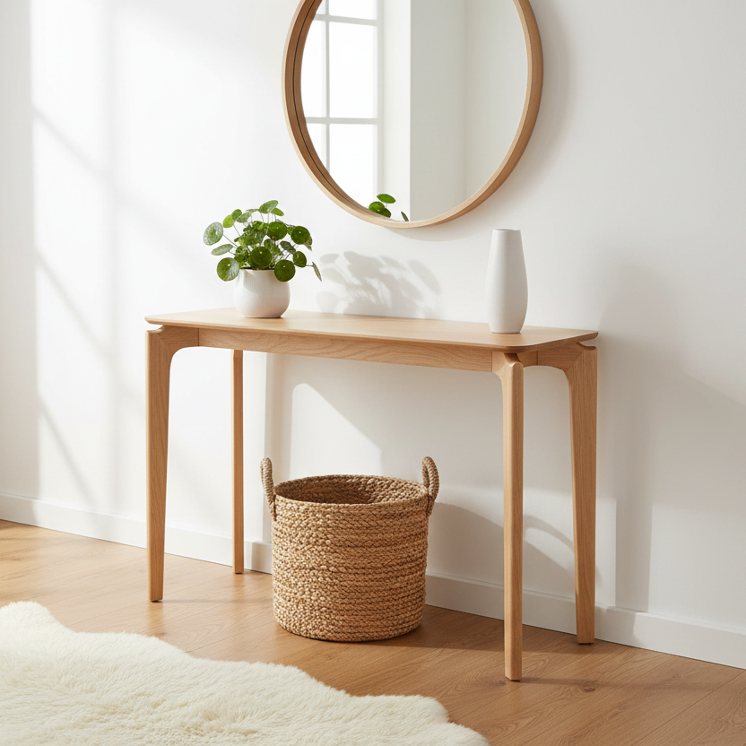 Nordic 1200 Console Table-Natural