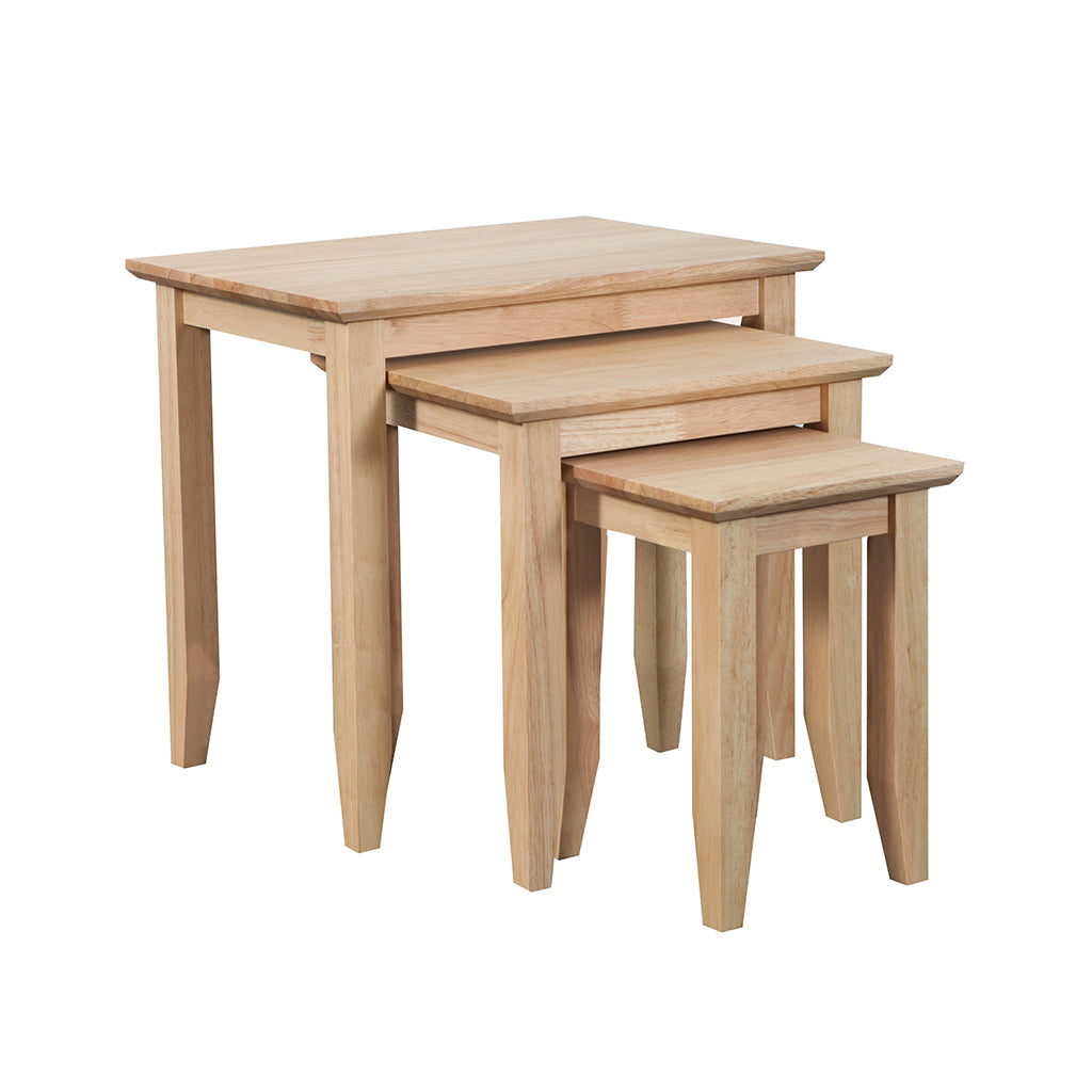 Quadrat Nest of Tables-Natural