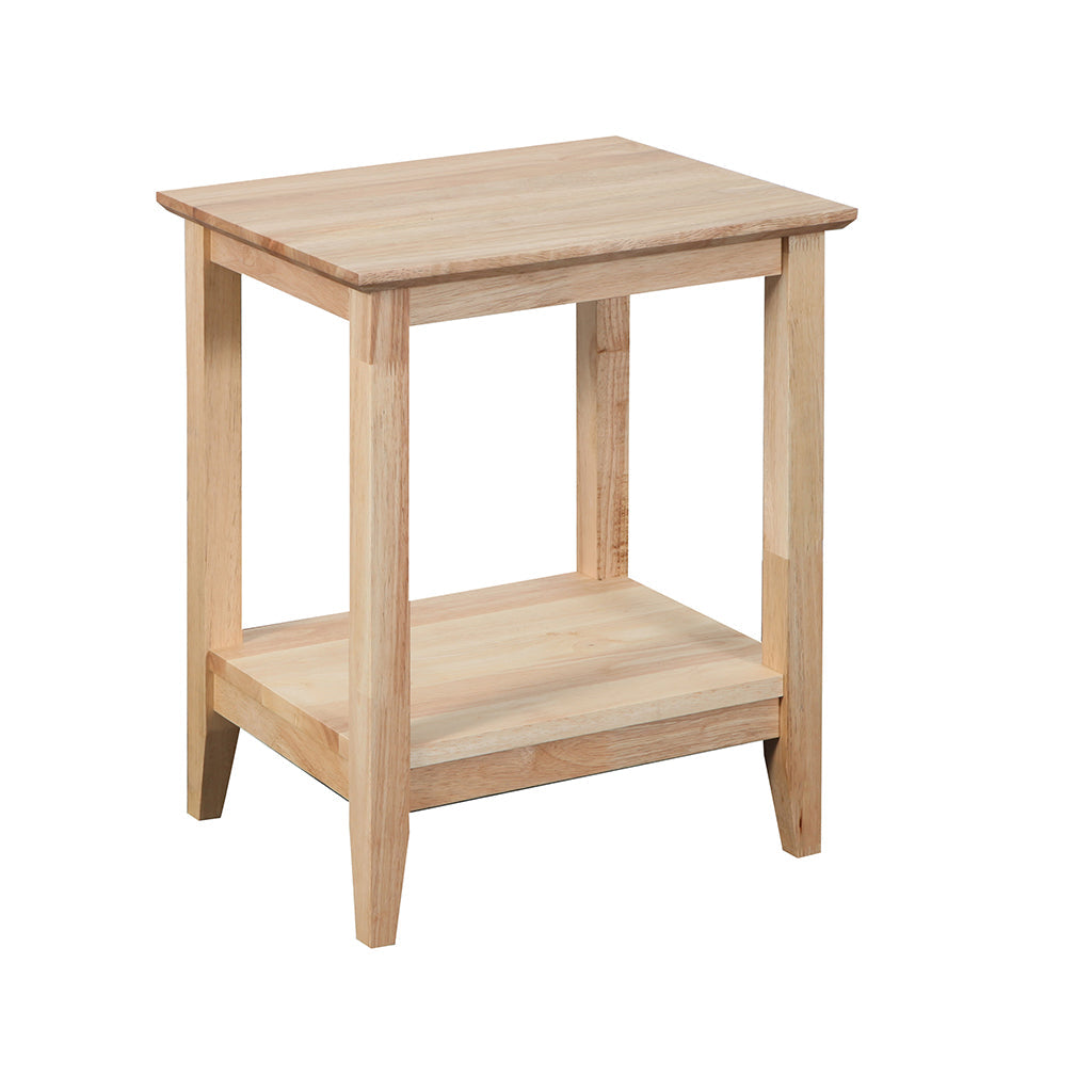 Quadrat Lamp Table-Natural