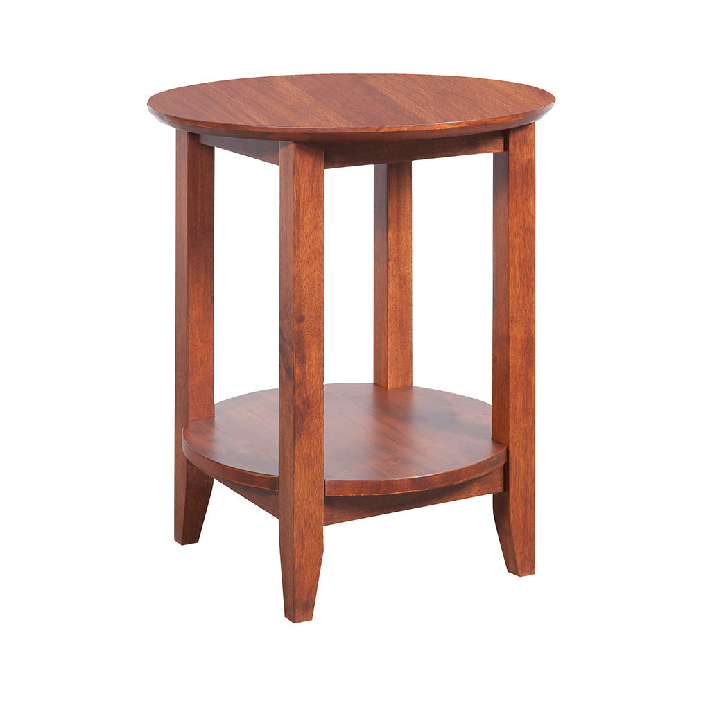 Quadrat Lamp Table-Antique Maple
