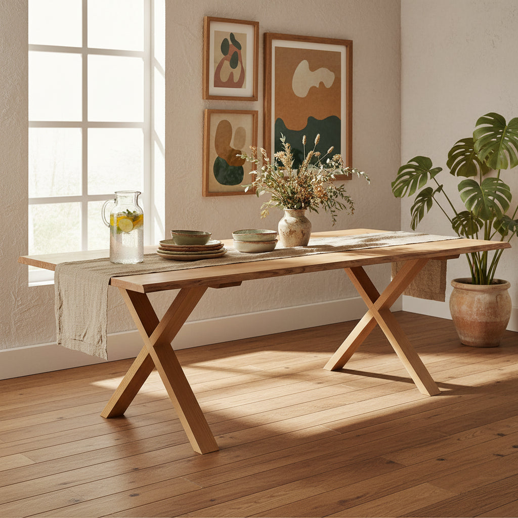 Eureka 2400 Dining Table-Natural