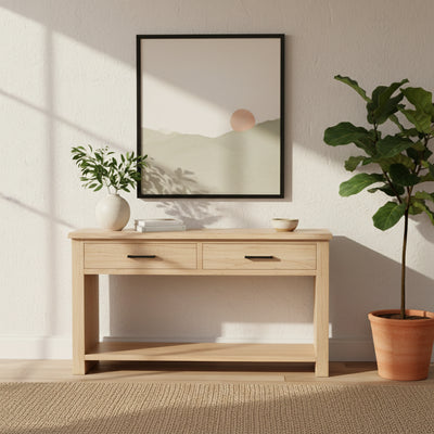 Eureka Console Table-Natural hover image