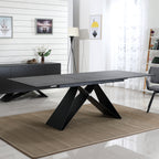 Otto Extension Dining Table 1800 Ext to 2600-Shadow Grey