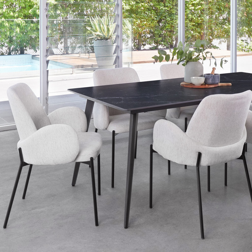 Lyon Dining Chair-Oat