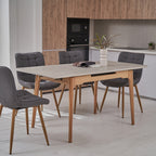 Norway Extension Dining Table 1400 Ext to1800-Light Grey