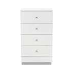 Leo 4 Drawer Chest-White