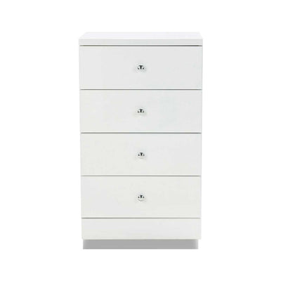 Leo 4 Drawer Chest-White