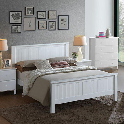 Brodie Queen Bed-White hover image