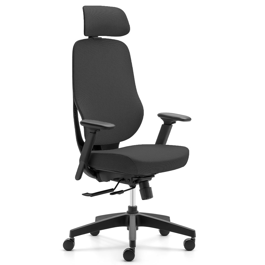 Vespa Synchro Chair with Headrest Light Grey