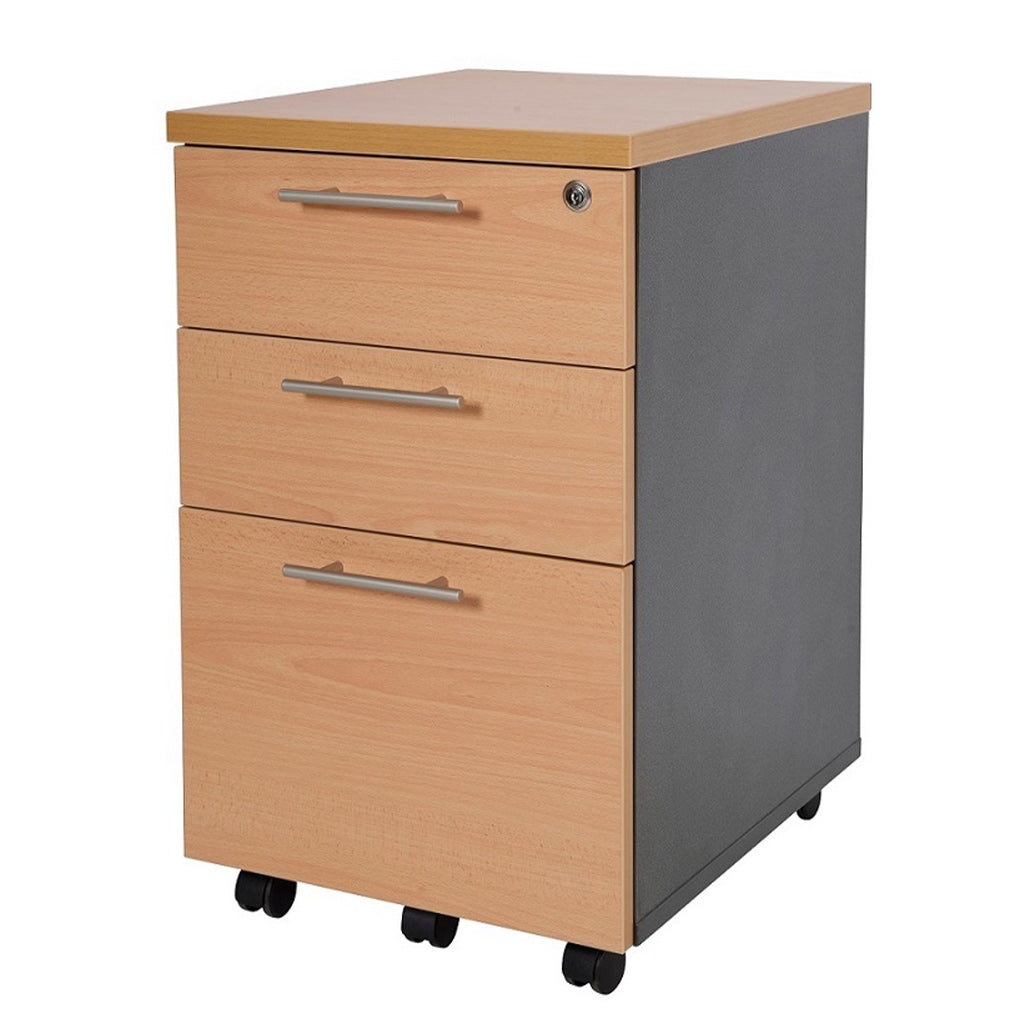 Stella Pilot Mobile Pedestals 3 Drawers with Locking P14