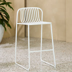 Swiss Bar Stool-White