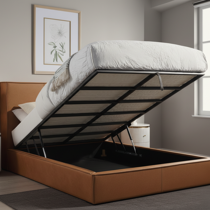 Vista Queen Bed with Gaslift Base