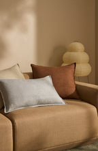 Fiore Cushion 50cm x 50cm-Toffee