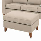 Kitty Fabric Loose Top Ottoman