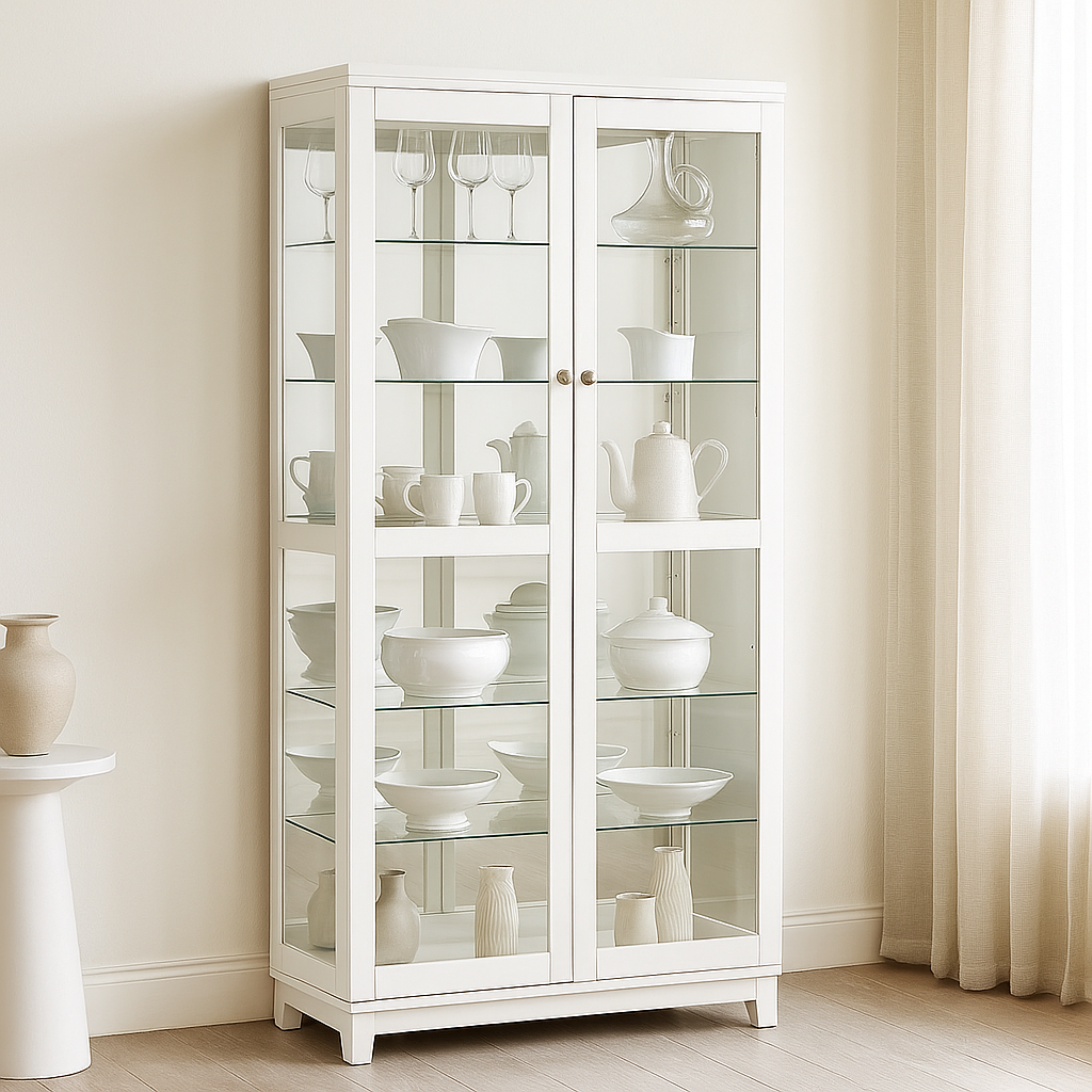 Carlton Display Cabinet-Matt White