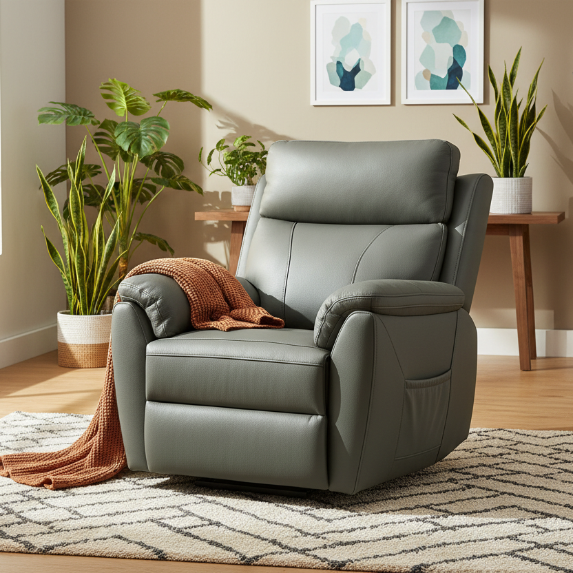 Judy 4 Motor Leather Lift Chair-Iron